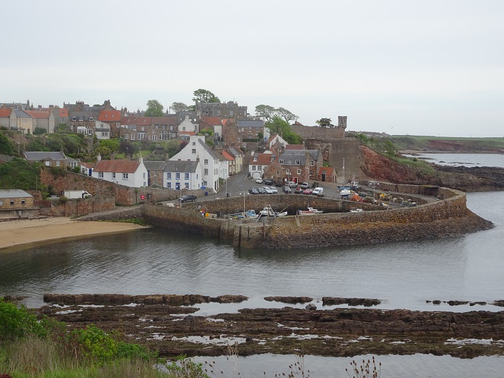 Crail Harbour from the fife costal trail