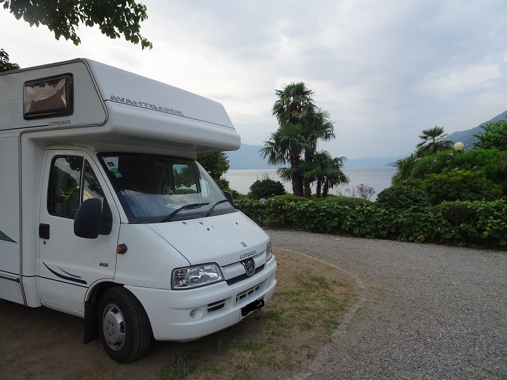 Betsy ready to leave Lake Maggiore