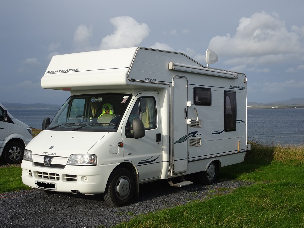 Betsy the motorhome at Islay