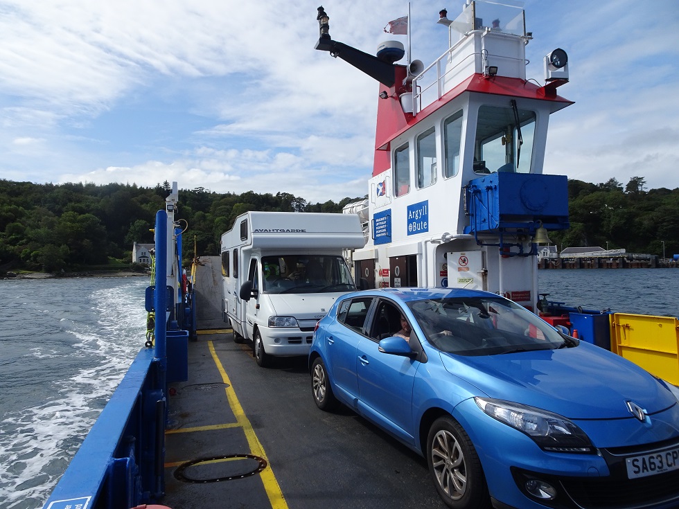 Betsy on Jura ferry