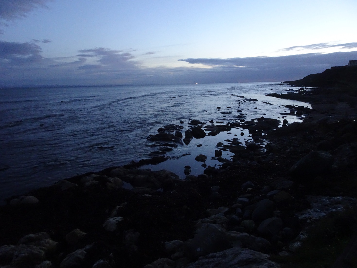 fife coast at dusk