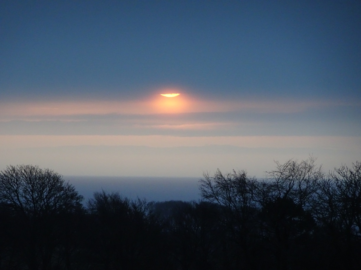 sunrise over the north sea