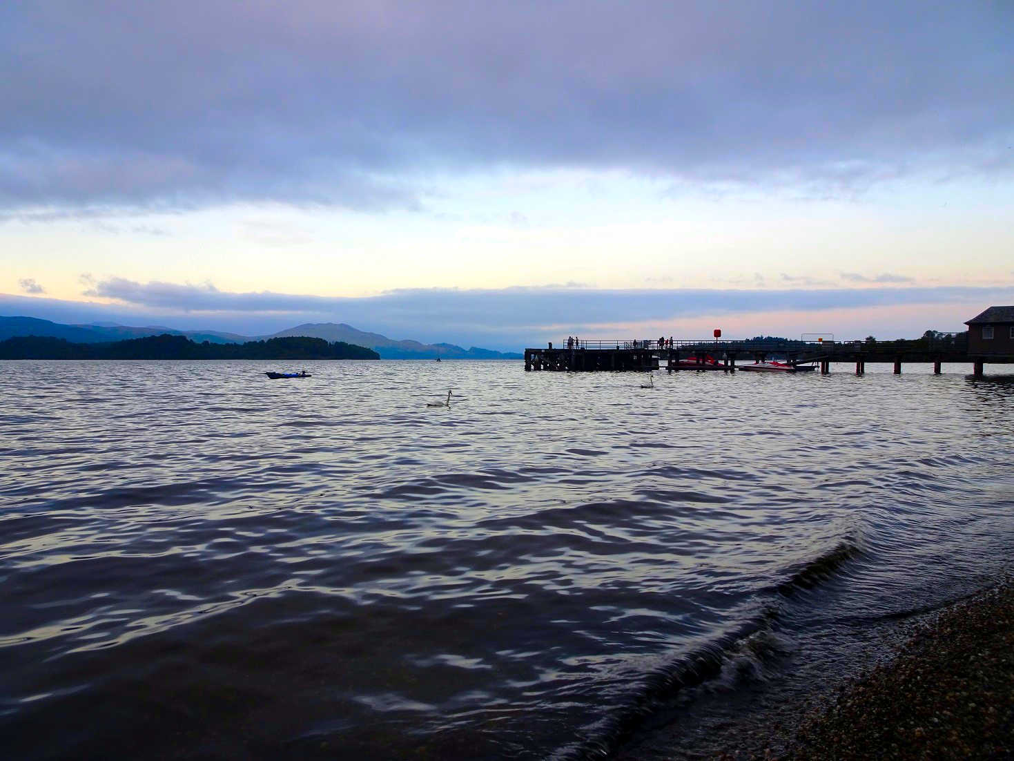 Luss by loch lomond at Dusk