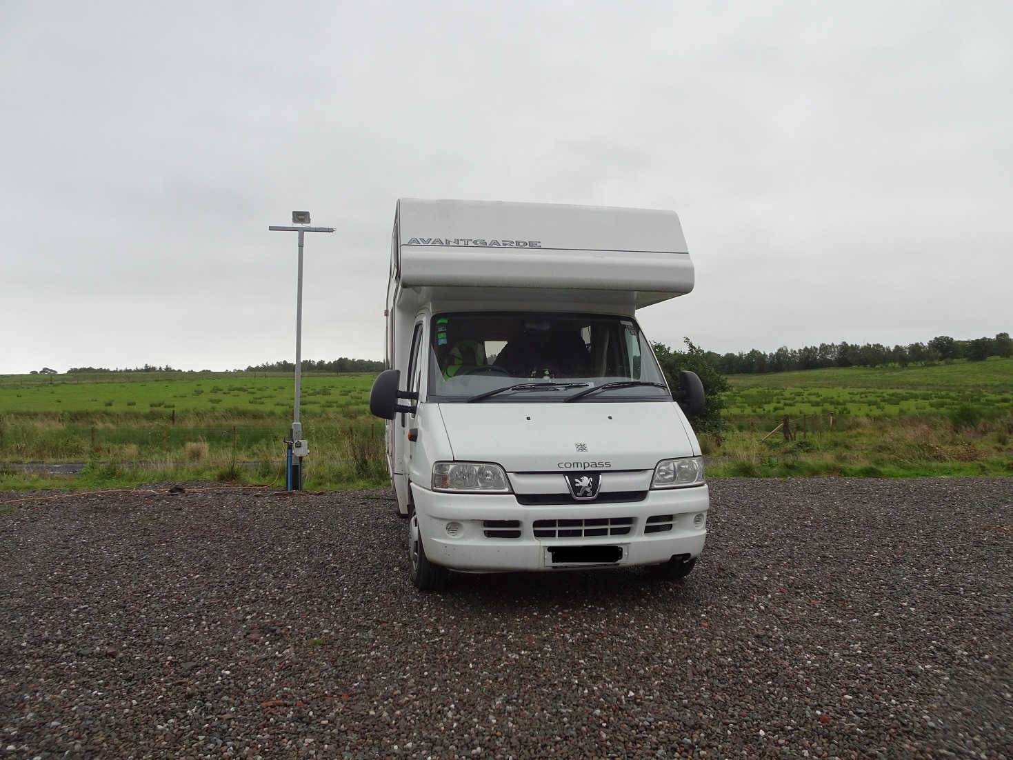 betsy at falkirk camp site