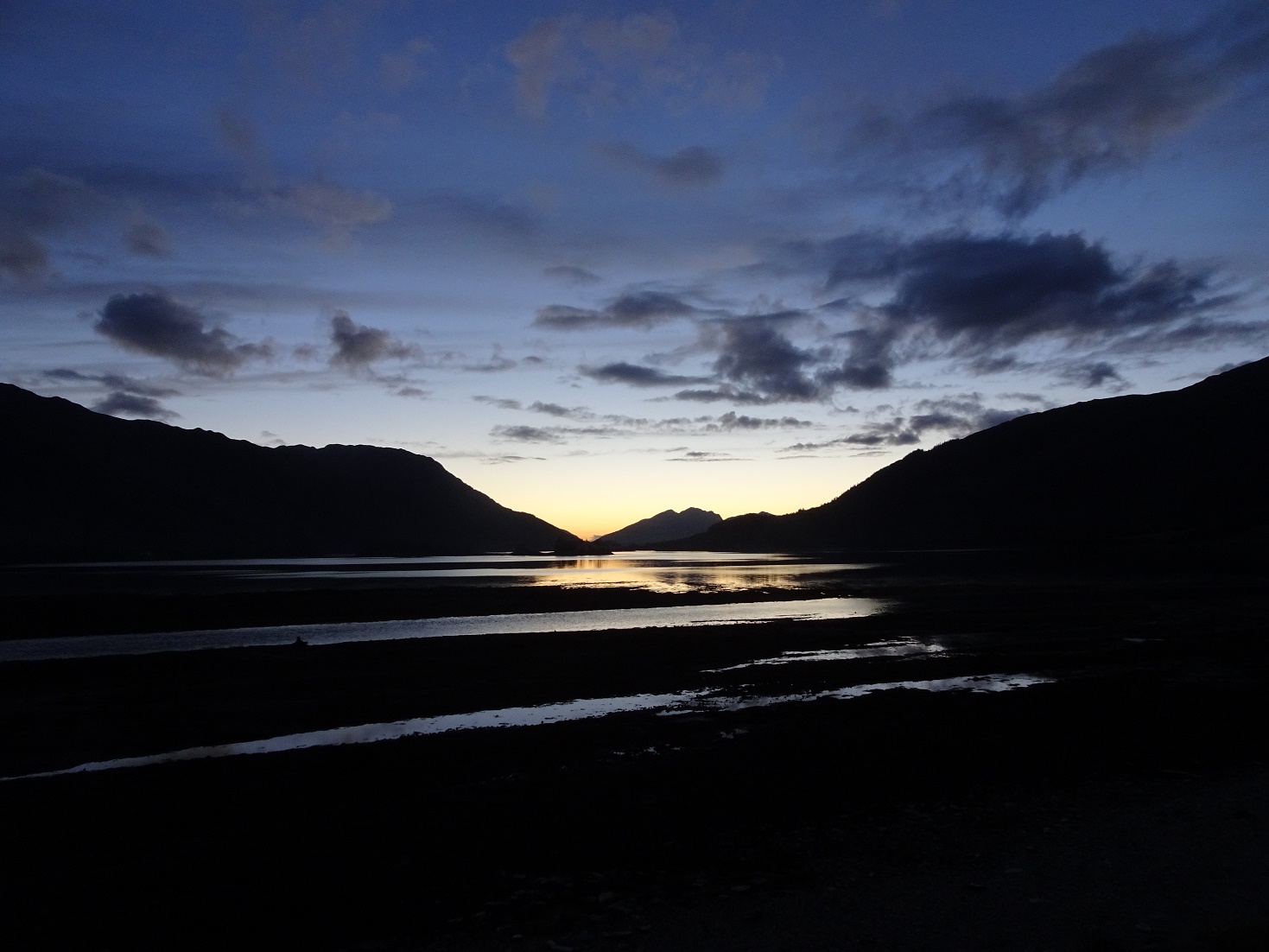 end of the day at glen coe
