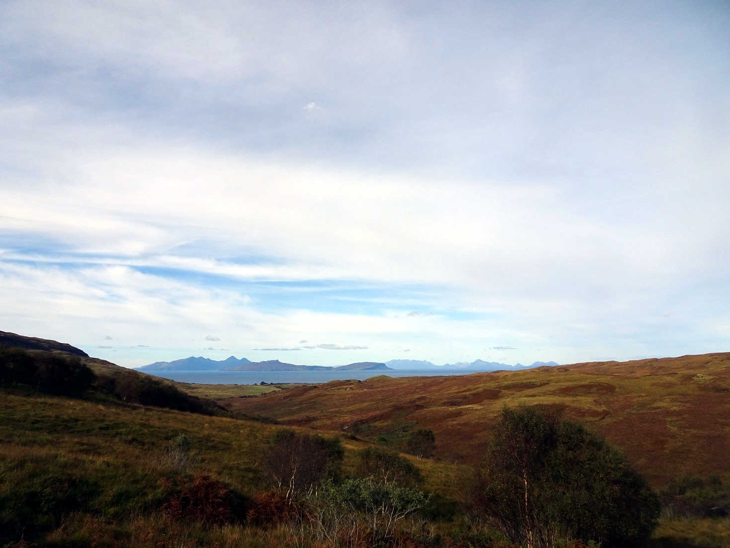 the islands of Laig Rum and Skye