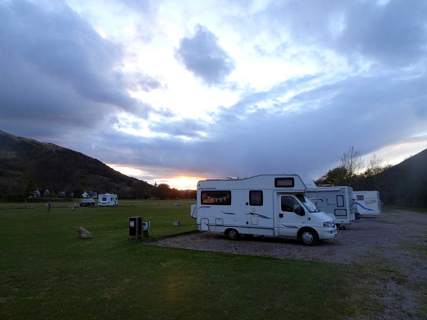 Betsy at Lochranza Campsite