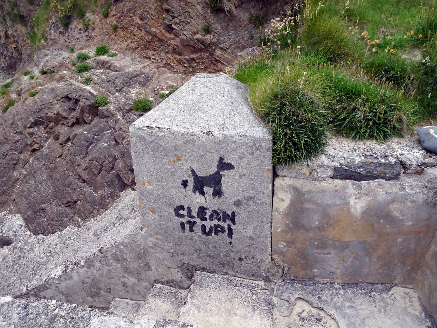 sign at port of ness