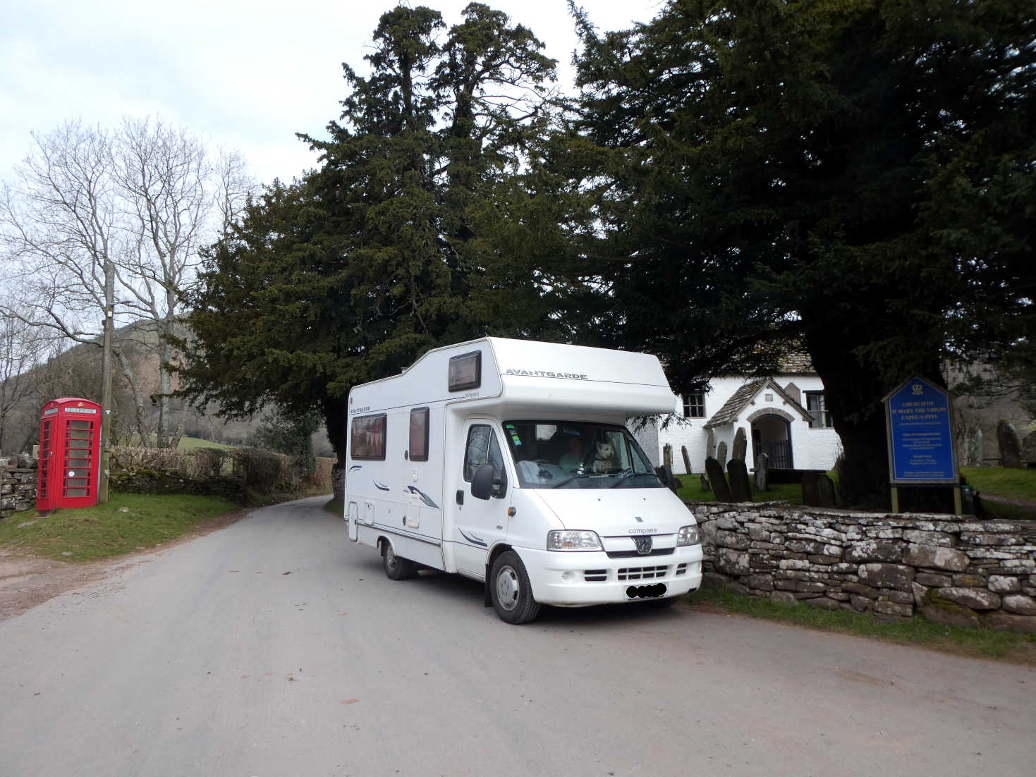 Betsy at botton of the gospel pass