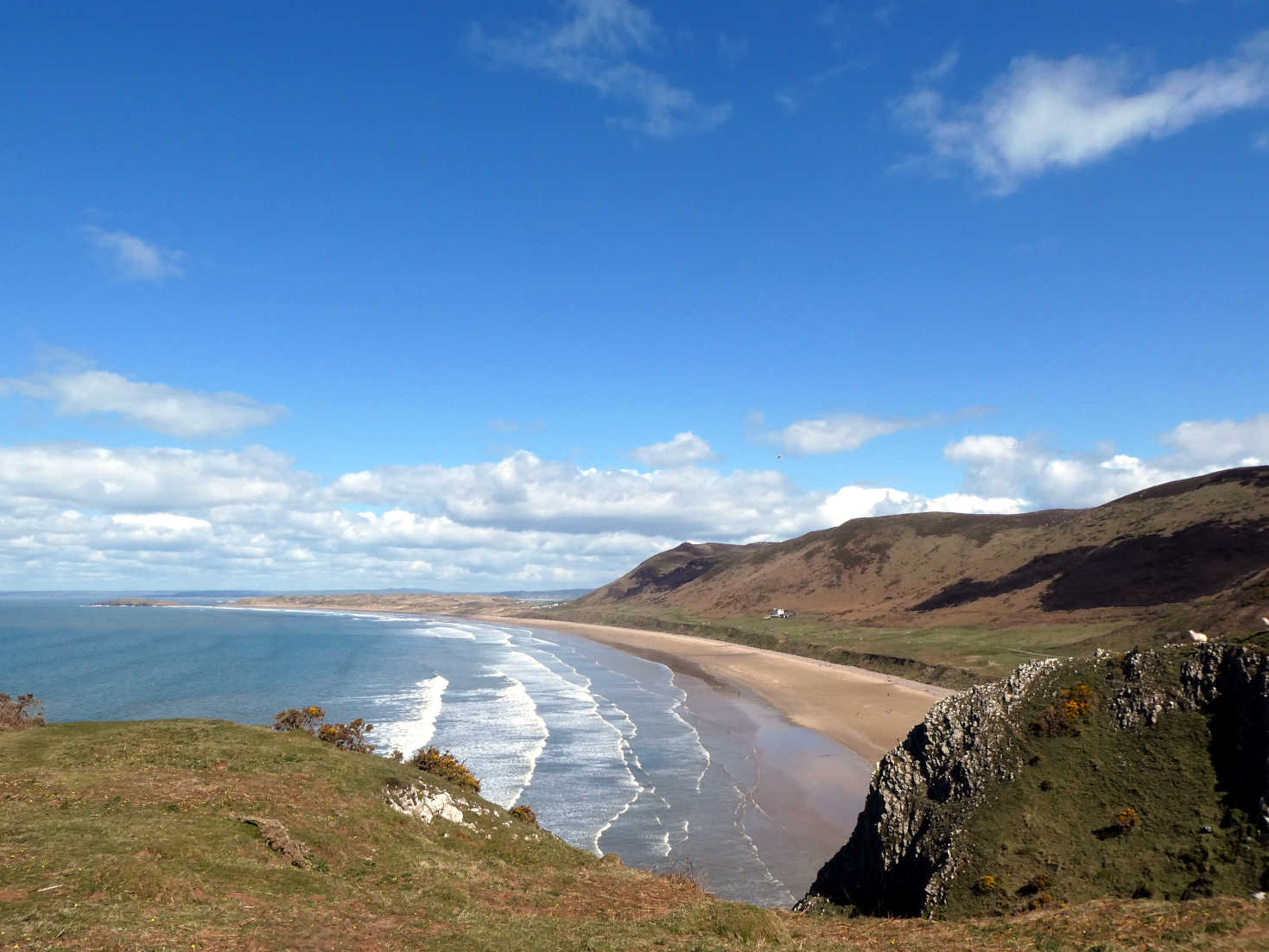 view of Rhossili Bay