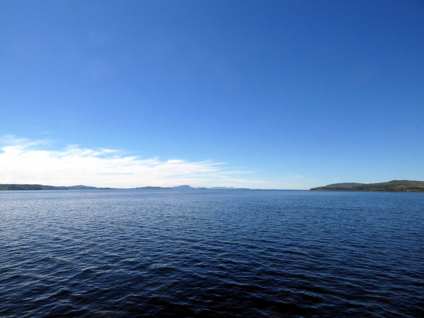 Looking over the atlantic to Jura