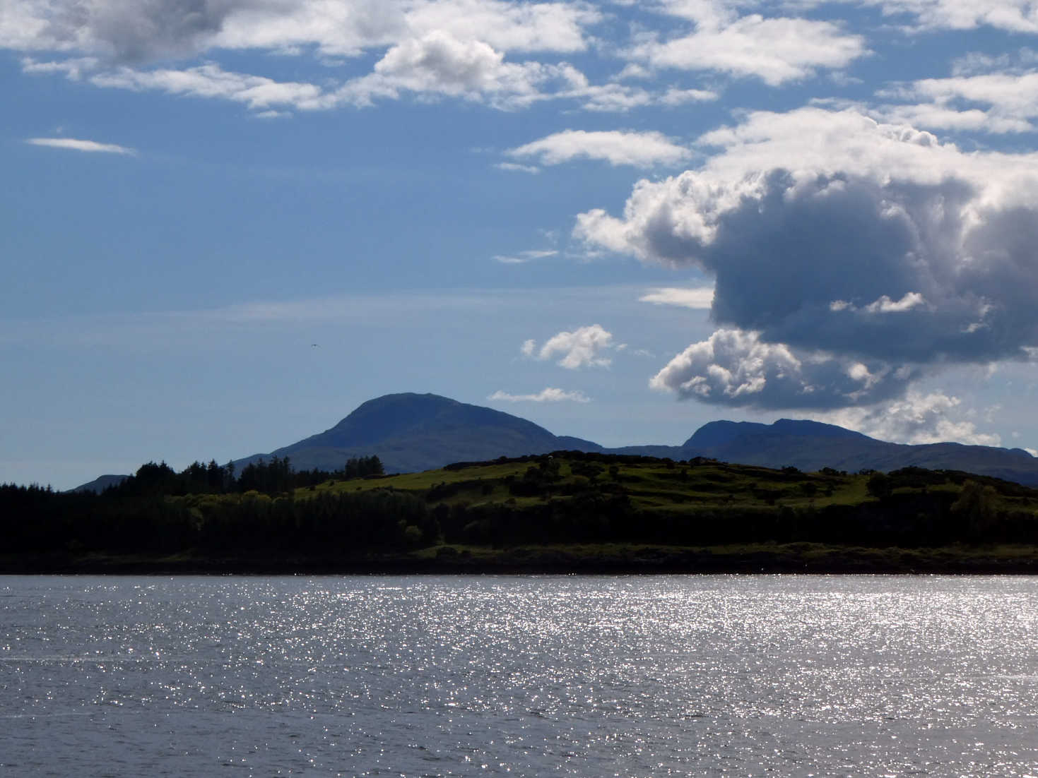 The Ile of mull from ferry 2022