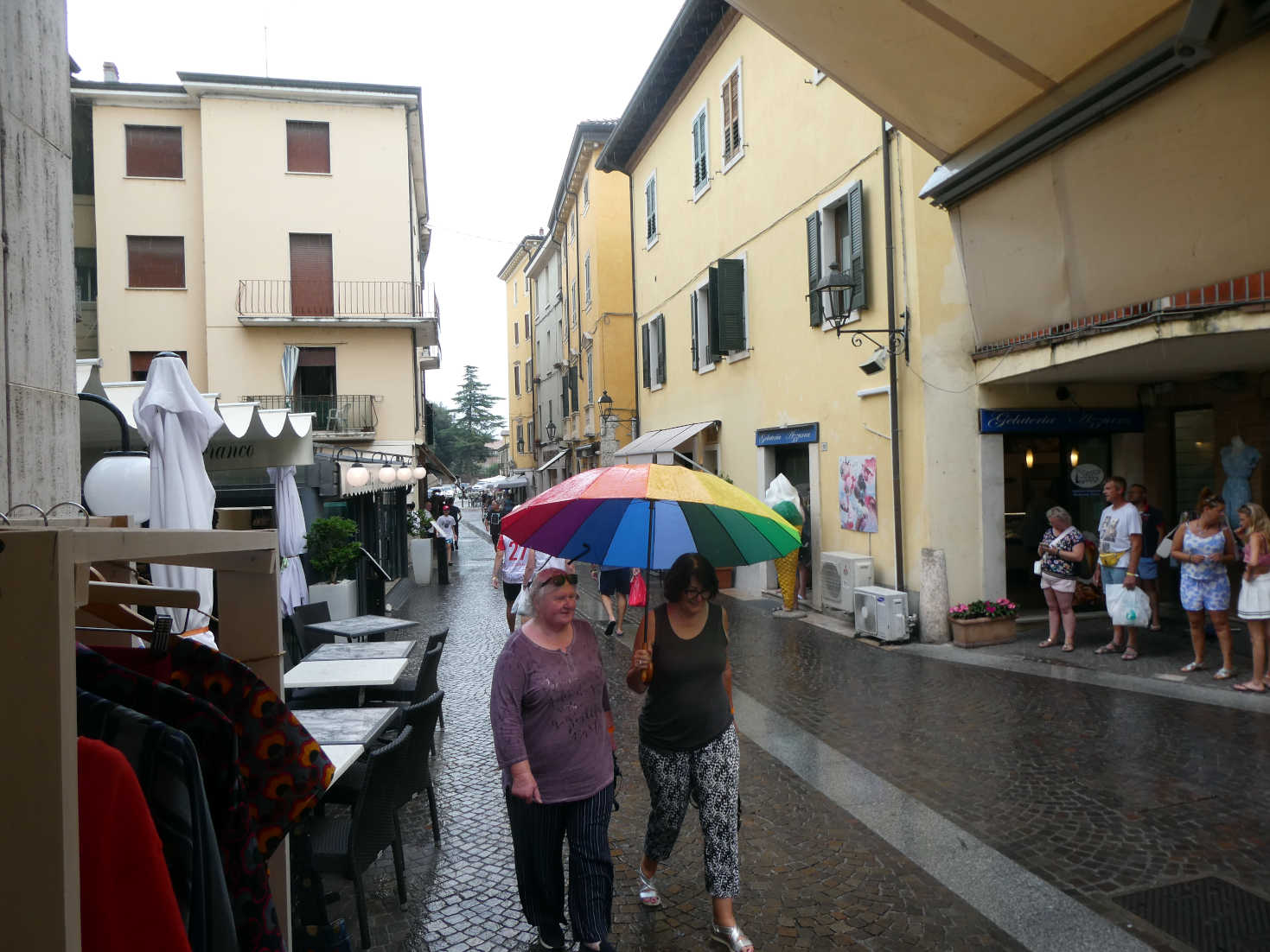 It can rain in Peschiera