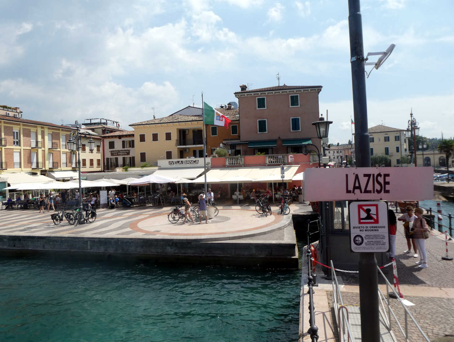 the pier at Lazise