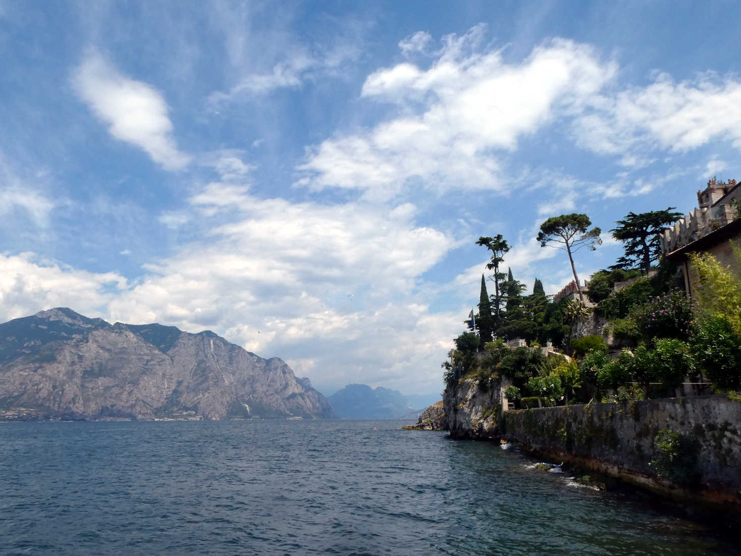 Lake Garda from Malcesine porta vecchio