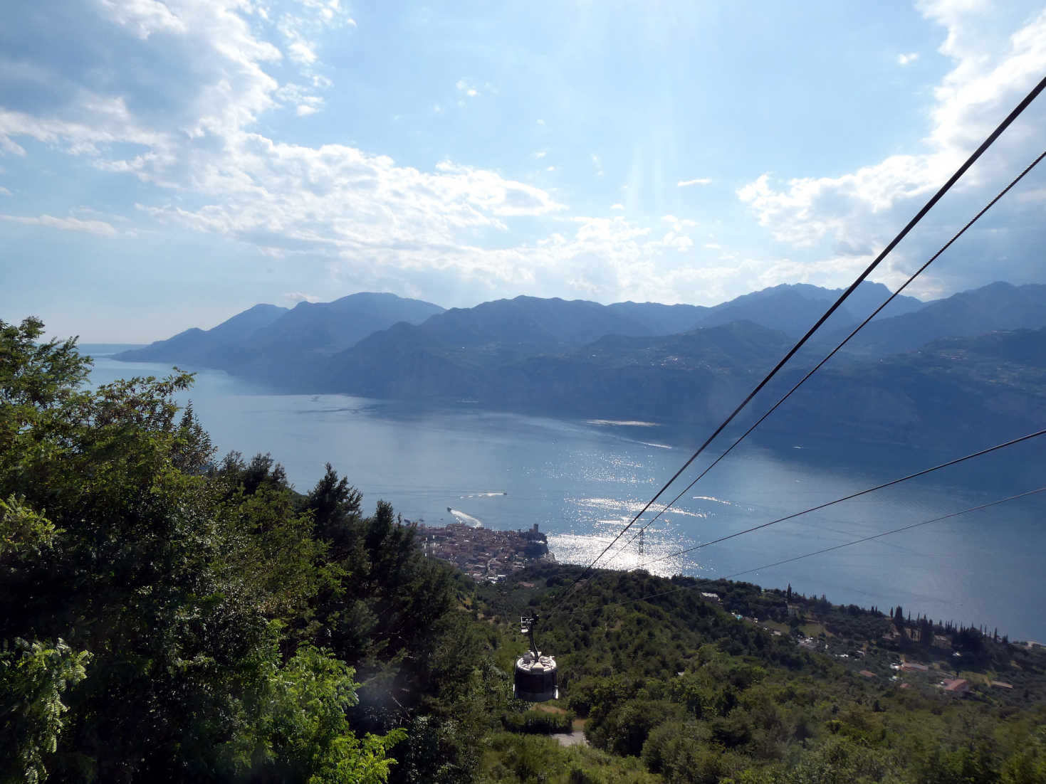 the cable car to Malcesine
