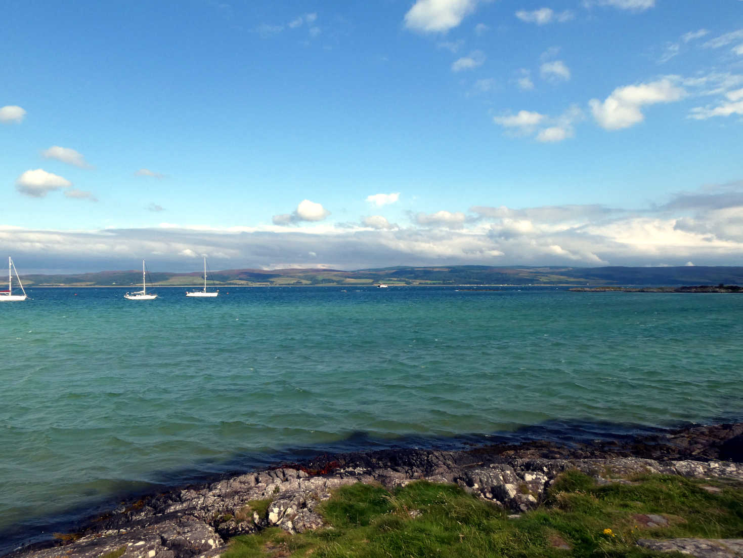 view from betsy on gigha