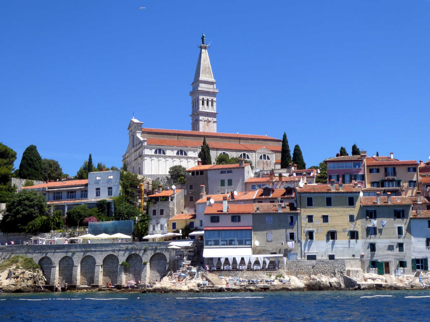 Rovinj from the sea