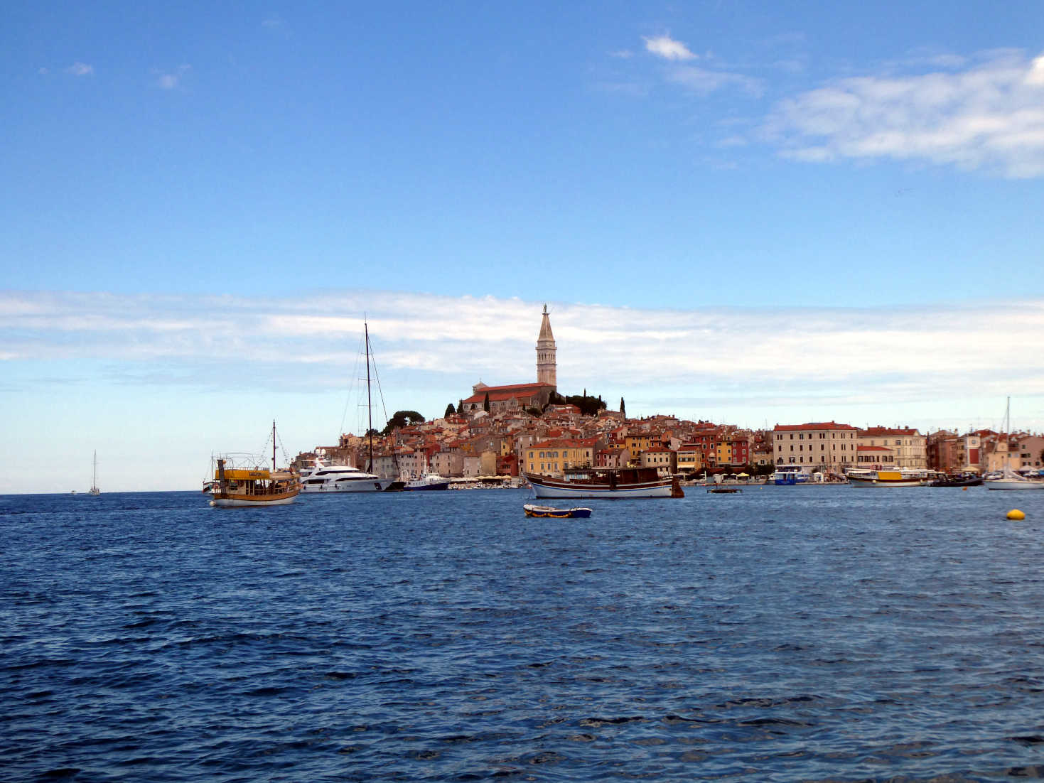 Rovinj from ticket office