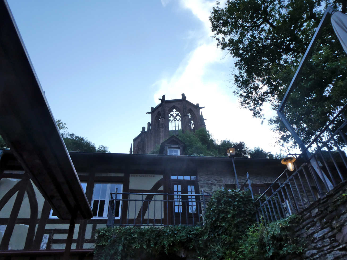 the cathedral from Posthof Bacharach