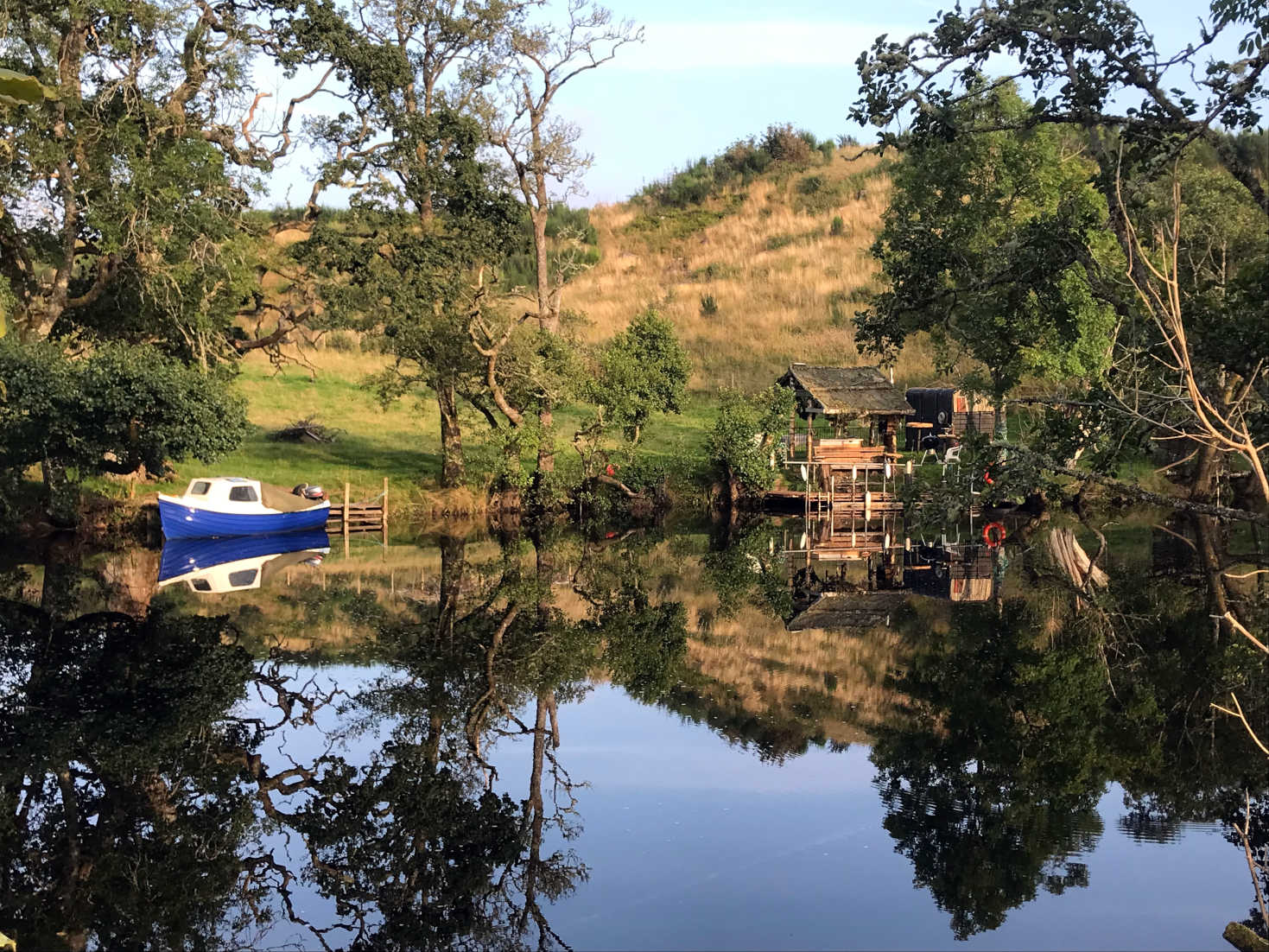 Boathouse on River Lochay