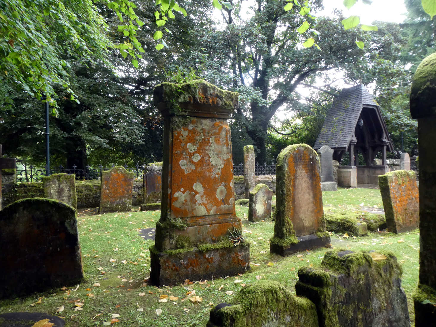 The churchyard in Luss