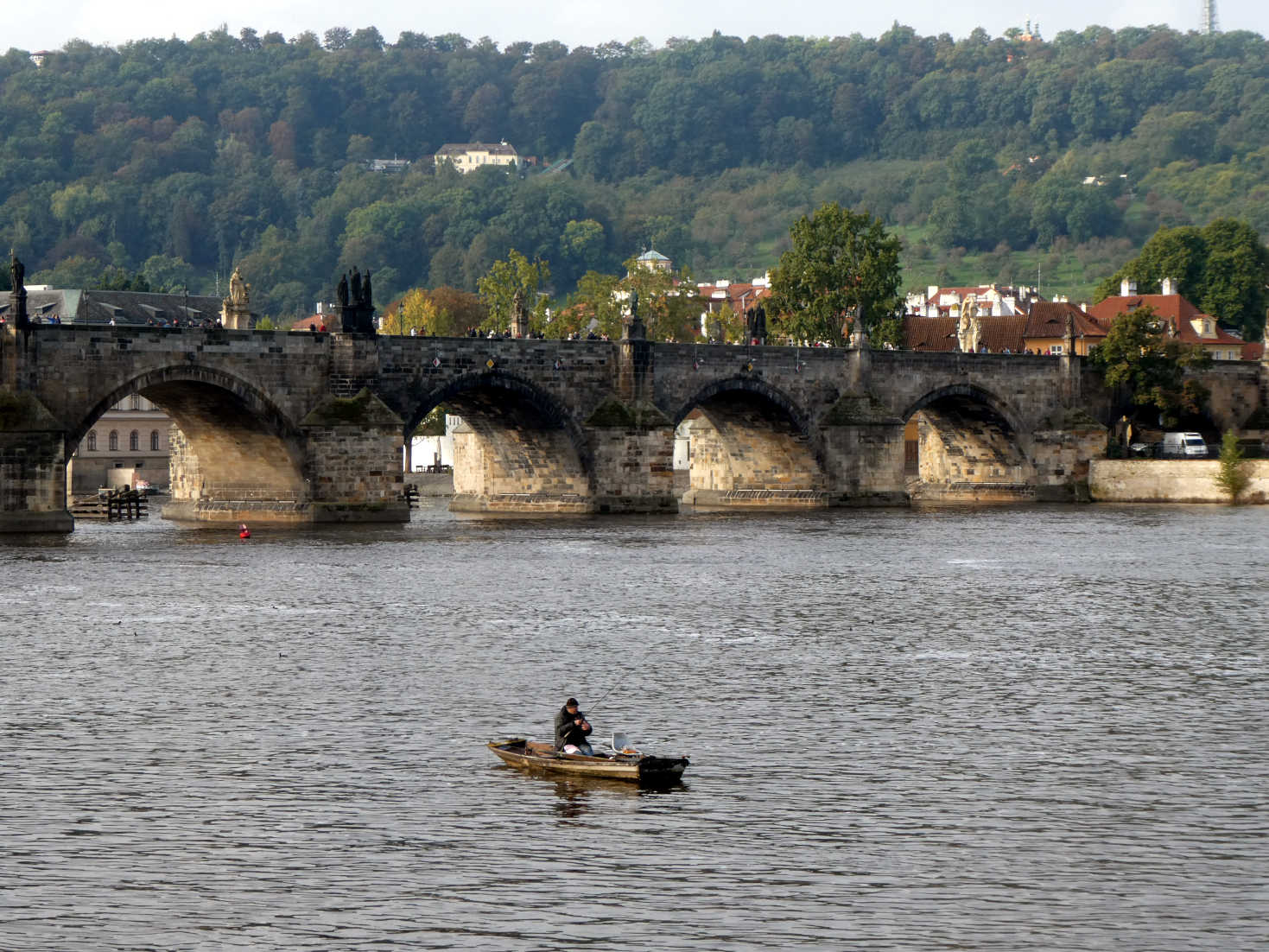 fisherman in Prague