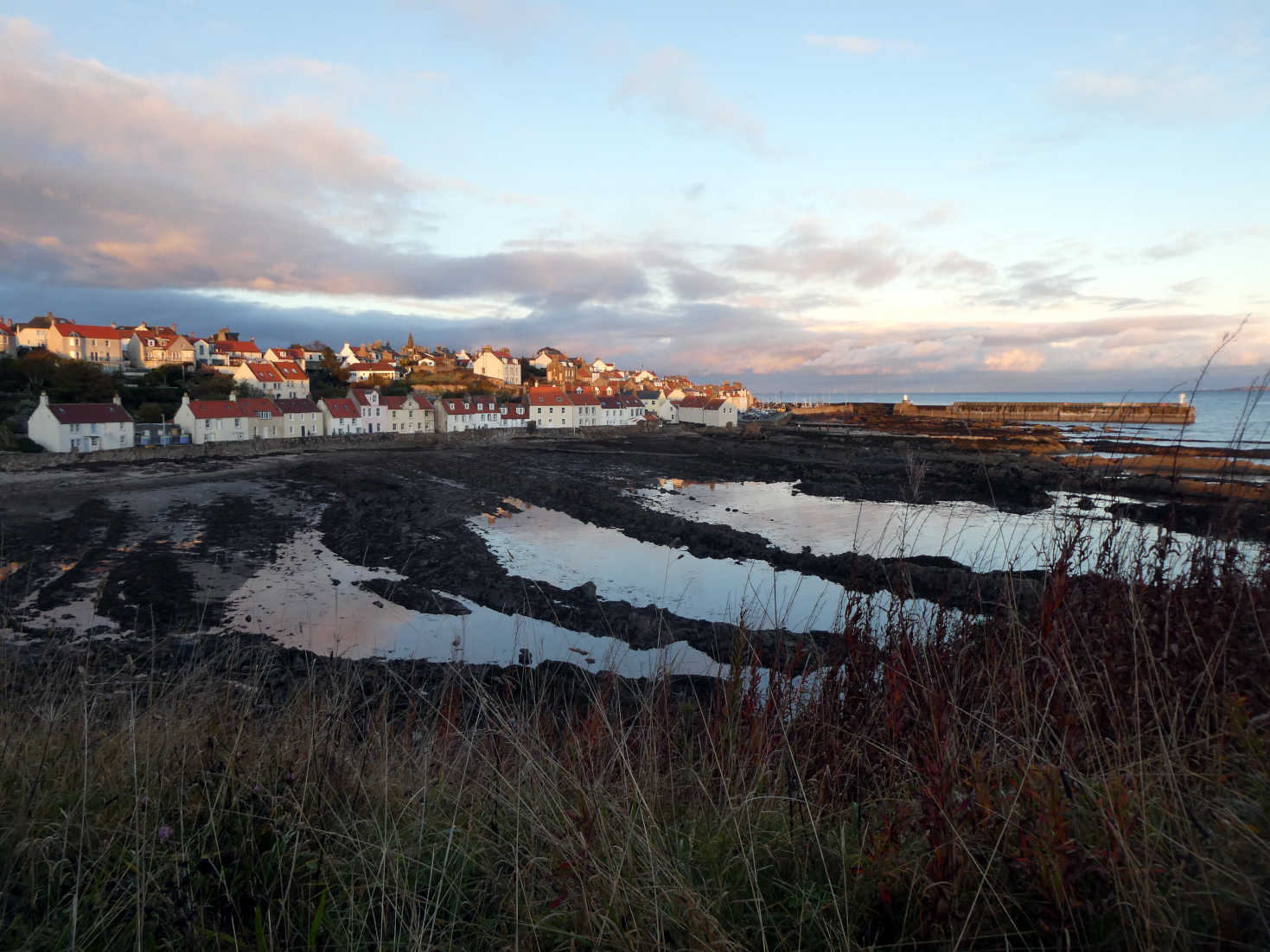 pittenweem at sunset