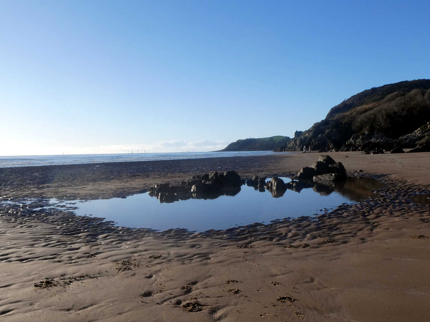 rockpools at sandyhills beach