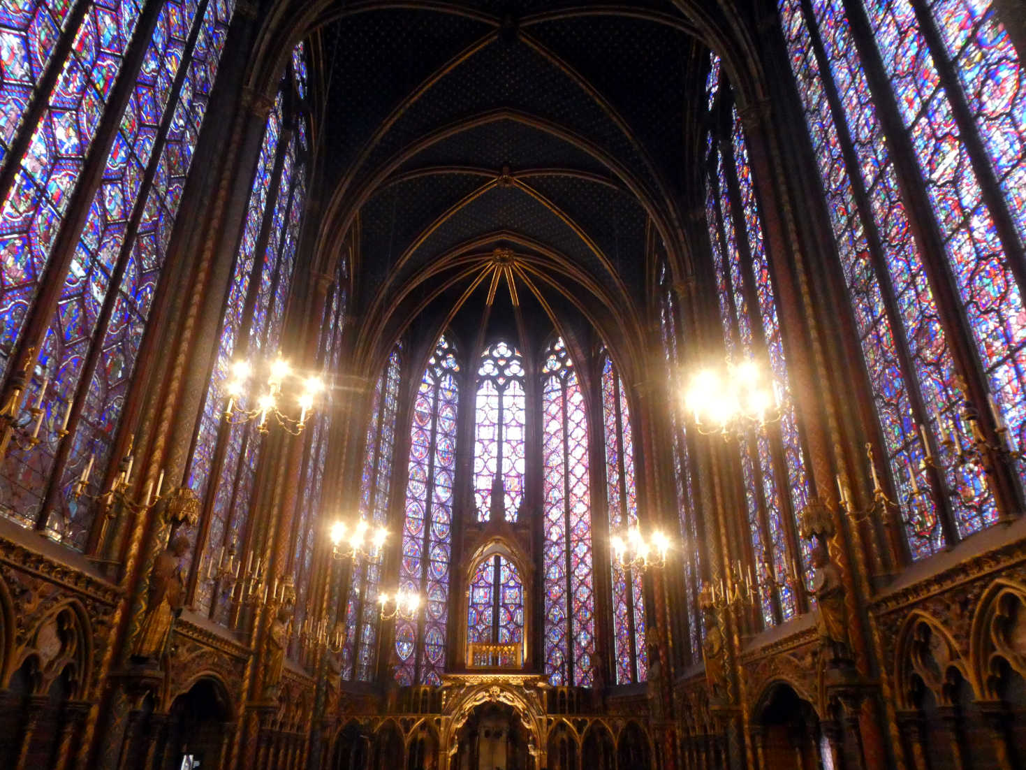 inside Sainte-Chapelle