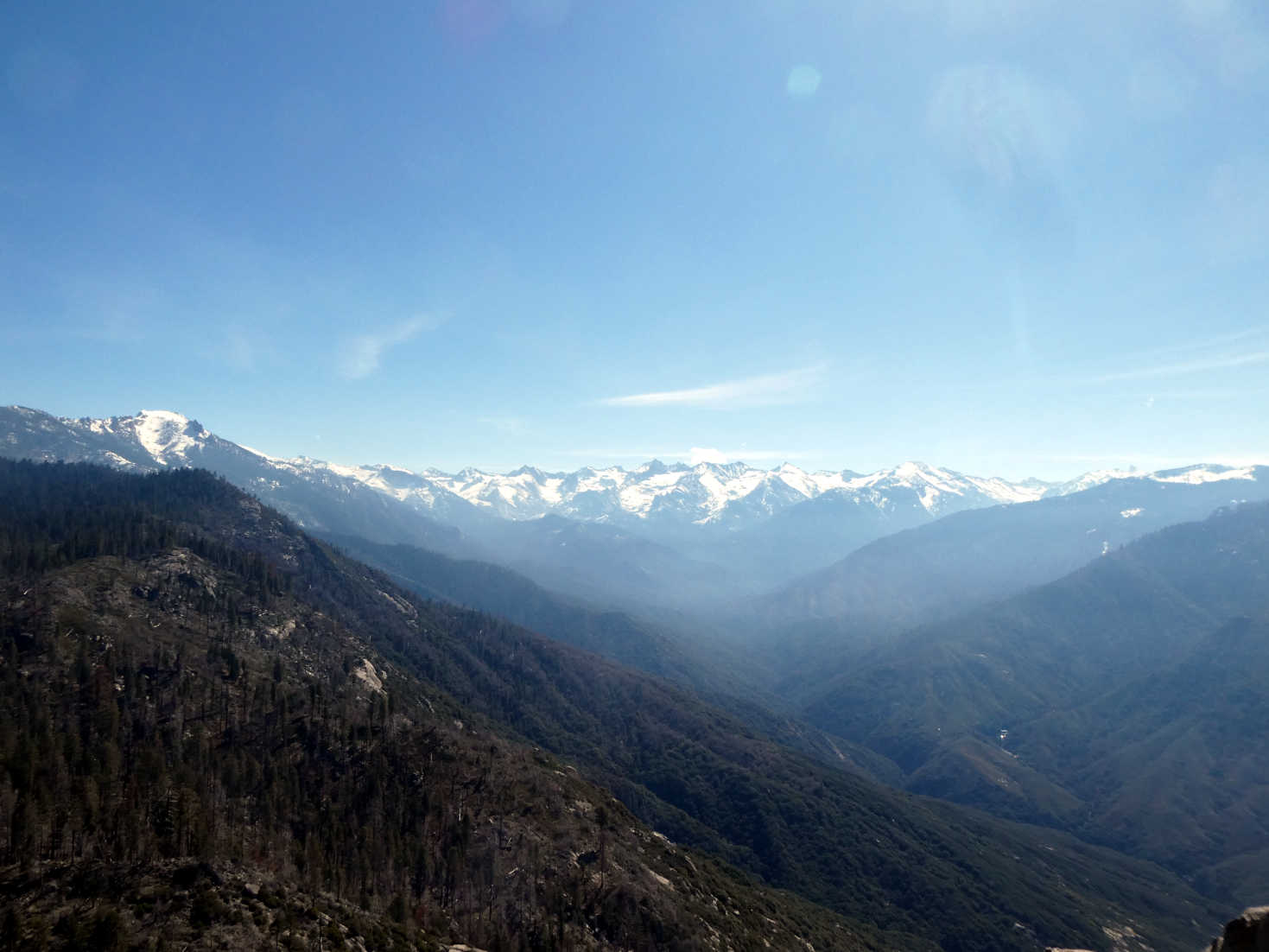 the view fro Moro Rock