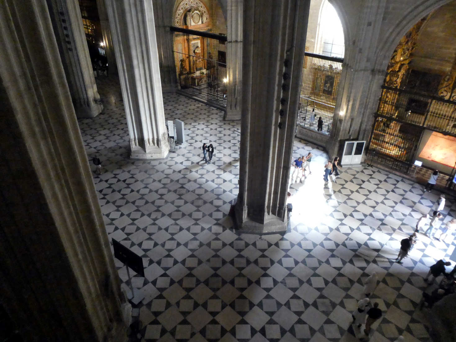 inside seville cathederal