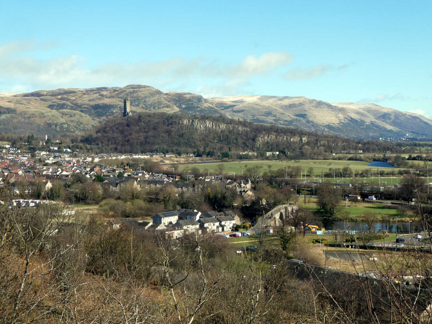 Wallace Monument and Stirling Bridge