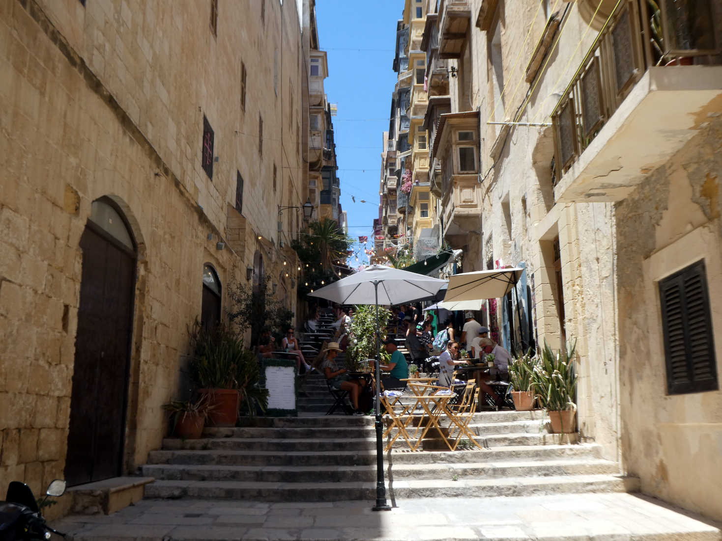 Cafe culture in Valletta