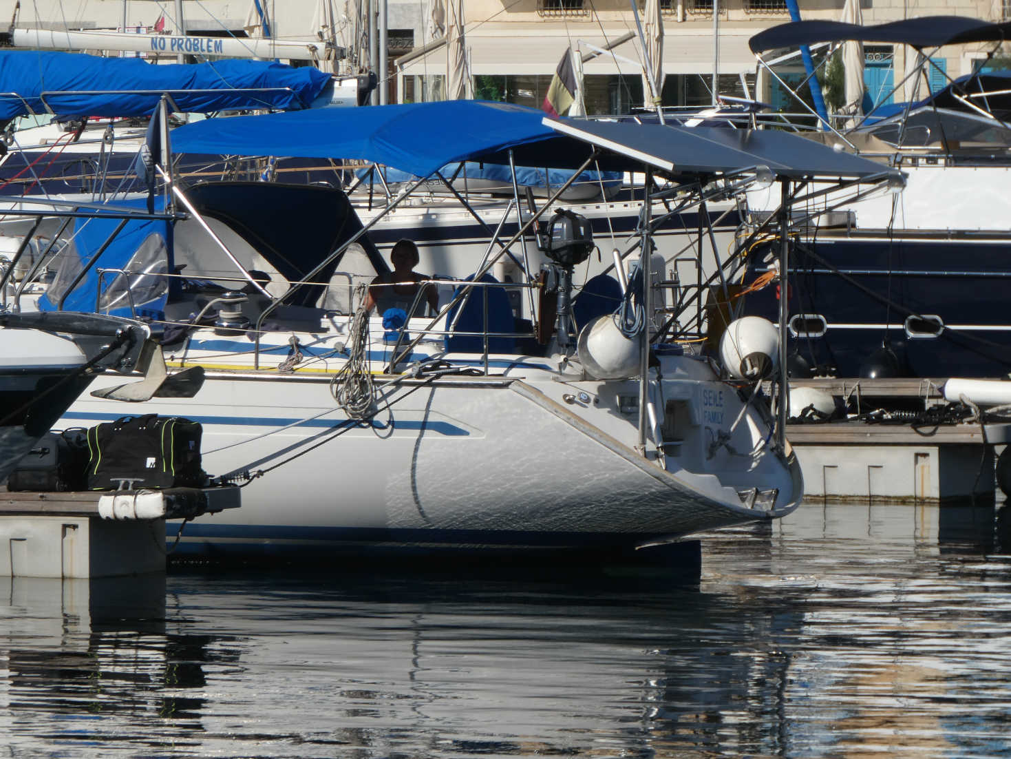 spot mum on our boat