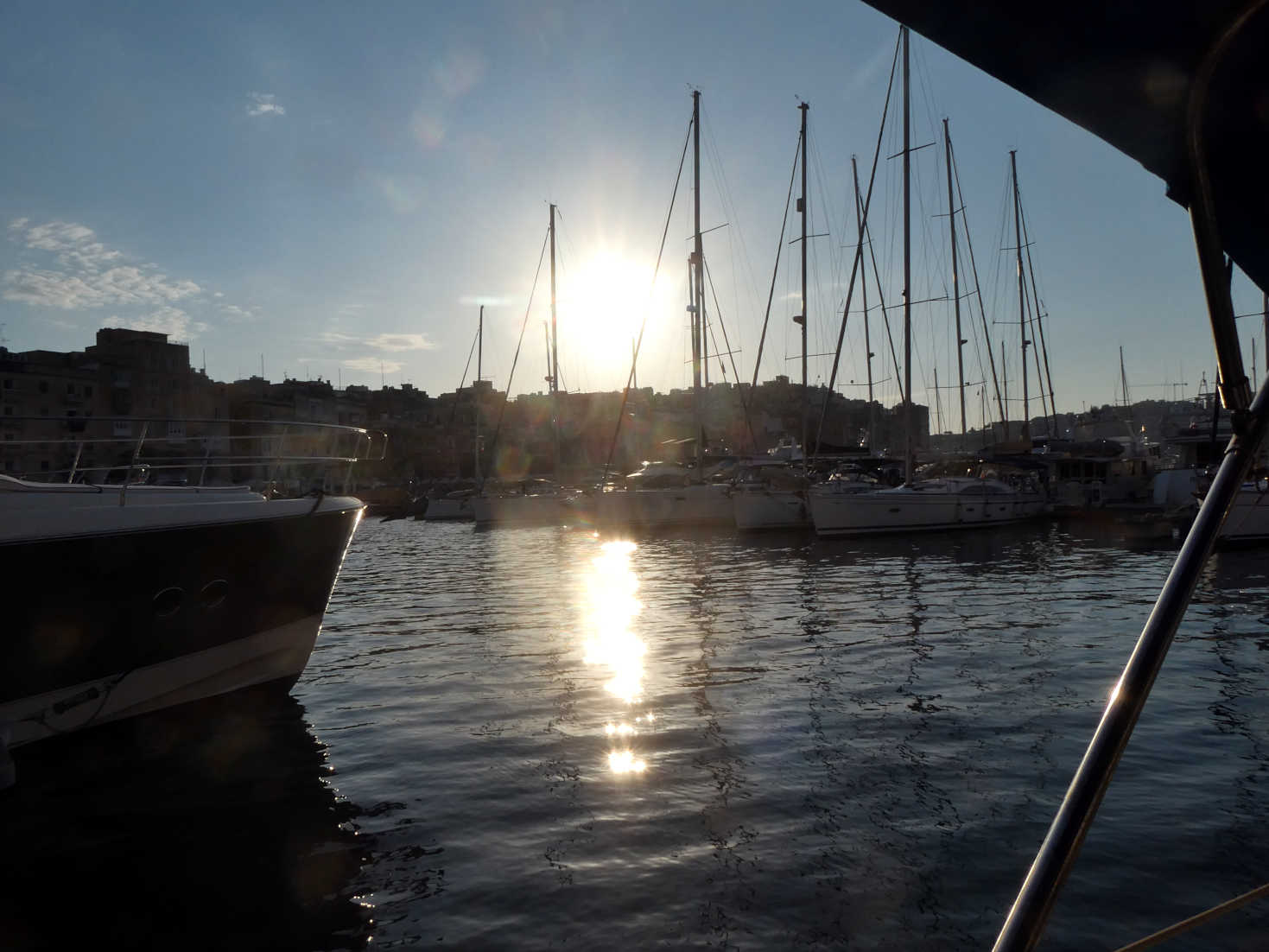 view from our boat