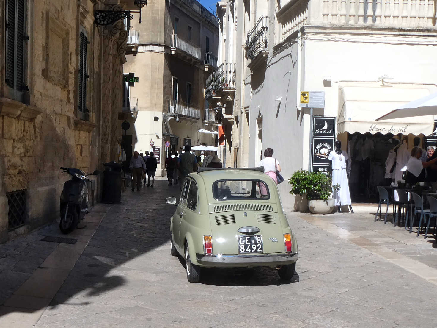 street life in lecce